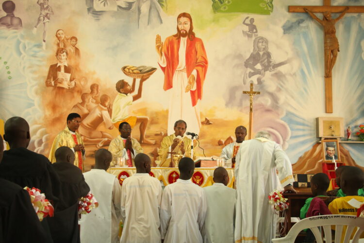 Children Participating in Holy Eucharist